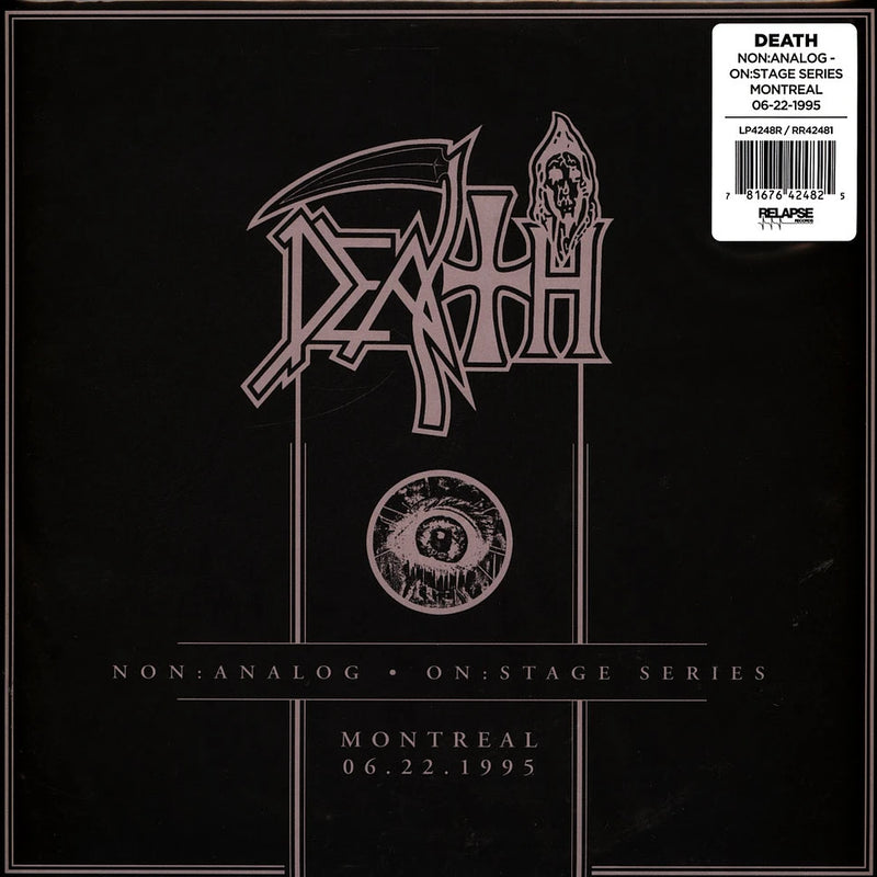 Death — Montreal 06.22.1995 — обложка