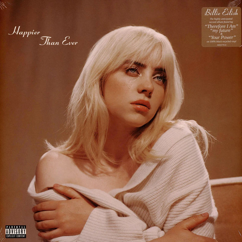 Billie Eilish — Happier Than Ever — обложка