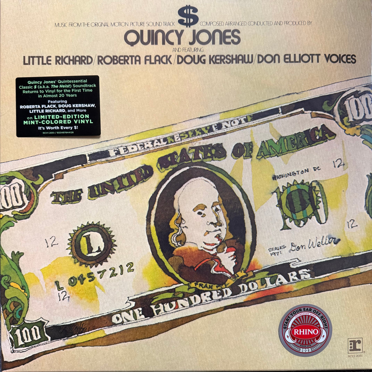 Quincy Jones — $ (Dollar) (Music From The Original Motion Picture Sound Track)
