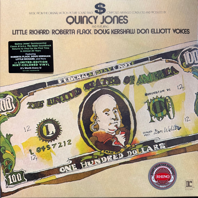 Quincy Jones — $ (Dollar) (Music From The Original Motion Picture Sound Track) — обложка