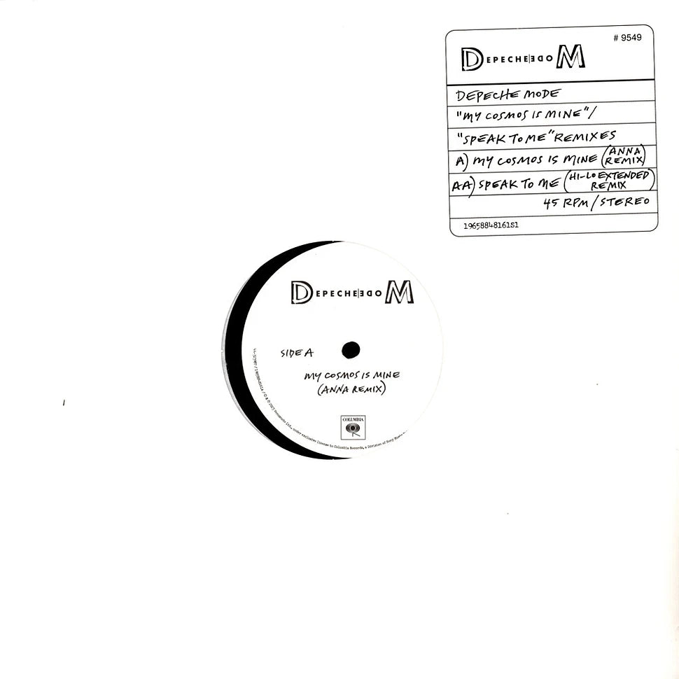 Depeche Mode — My Cosmos Is Mine / Speak
