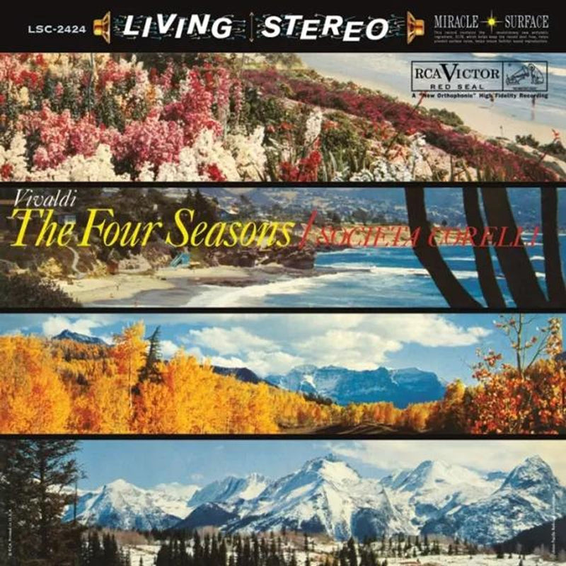 Antonio Vivaldi, Società Corelli — The Four Seasons — обложка