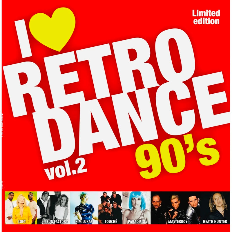 Various — I Love Retro Dance 90's Vol. 2 — обложка