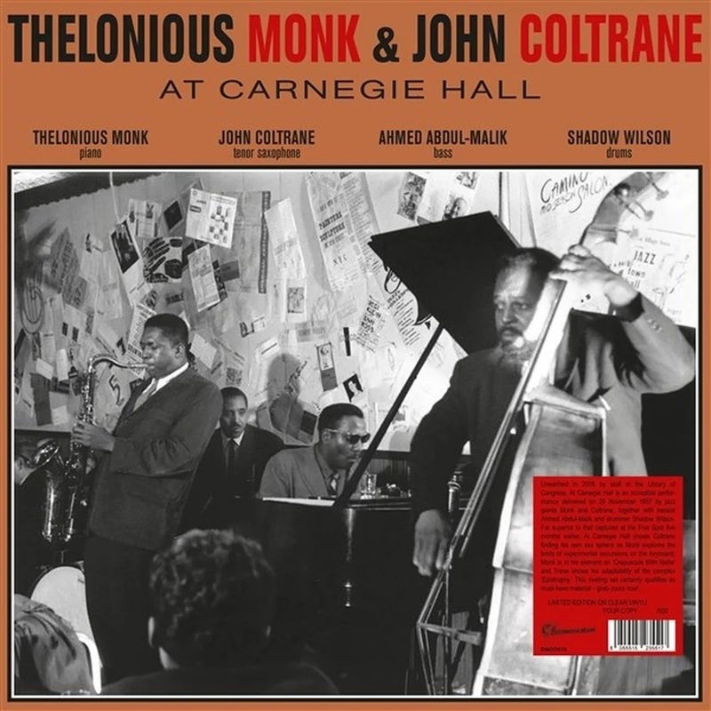 Thelonious Monk, John Coltrane — Thelonious Monk & John Coltrane At Carnegie Hall — обложка