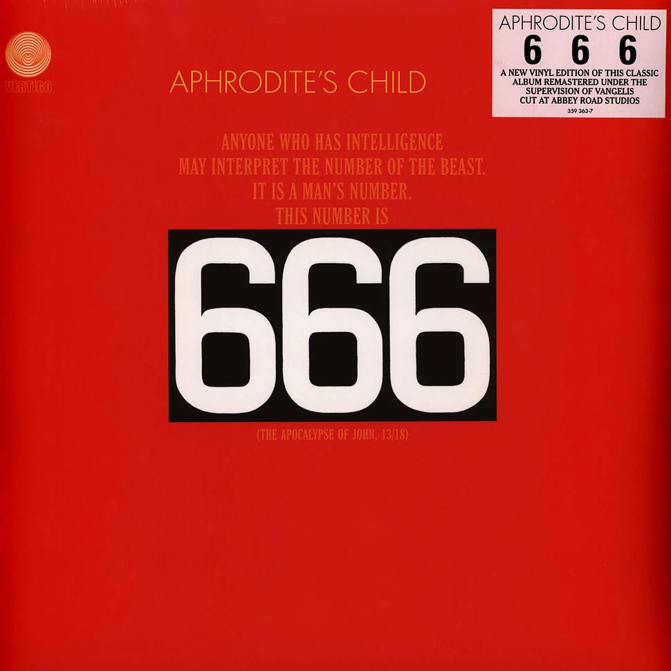 Aphrodite's Child — 666 (The Apocalypse Of John 13/18)