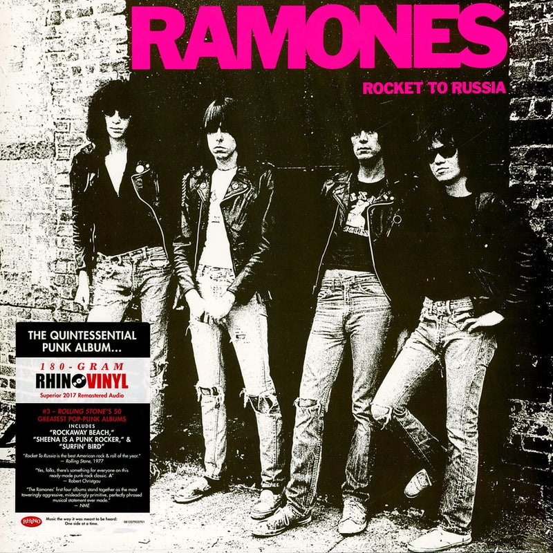 Ramones — Rocket To Russia — обложка
