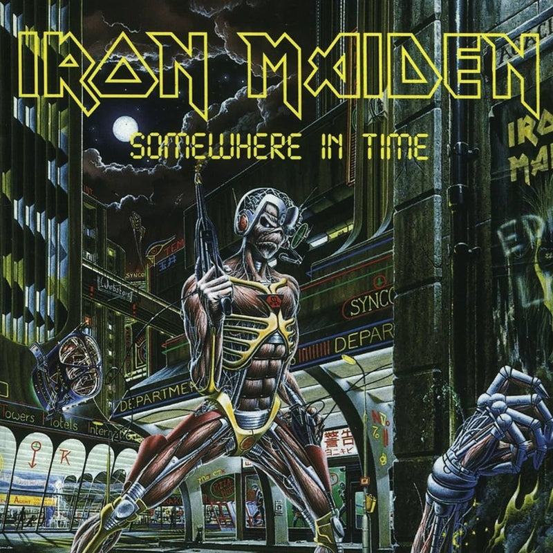 Iron Maiden — Somewhere in Time — обложка
