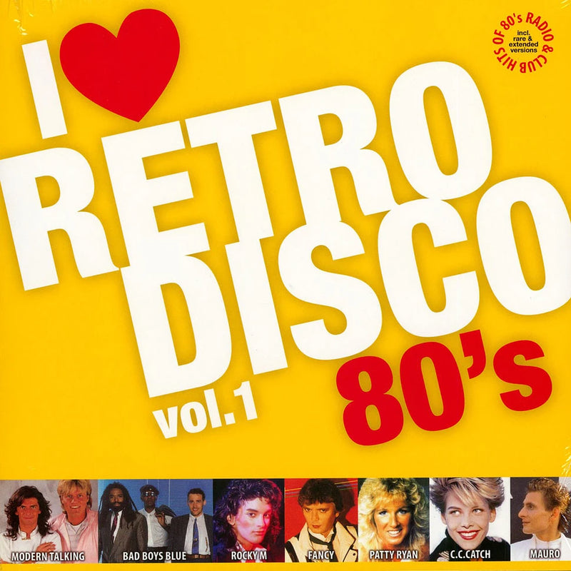 Various — I Love Retro Disco 80's Vol. 1 — обложка