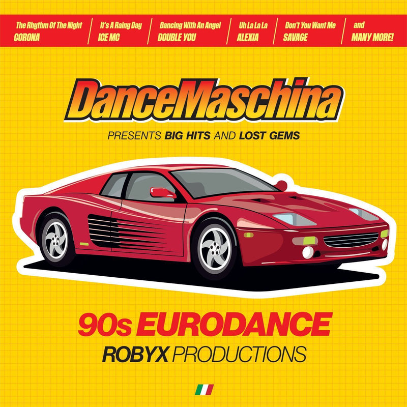 Various — DanceMaschina: 90s Eurodance - Robyx Productions — обложка