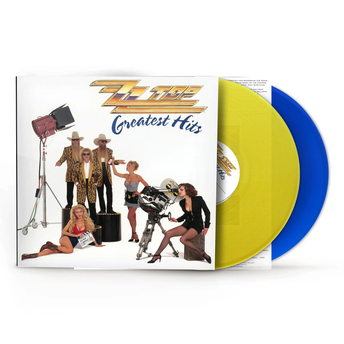 ZZ Top — Greatest Hits (140g) (Limited Indie Edition) (Translucent Yellow & Blue Vinyl) (Rocktober 2026)
