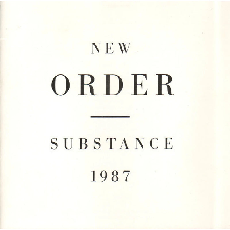 New Order — Substance — обложка