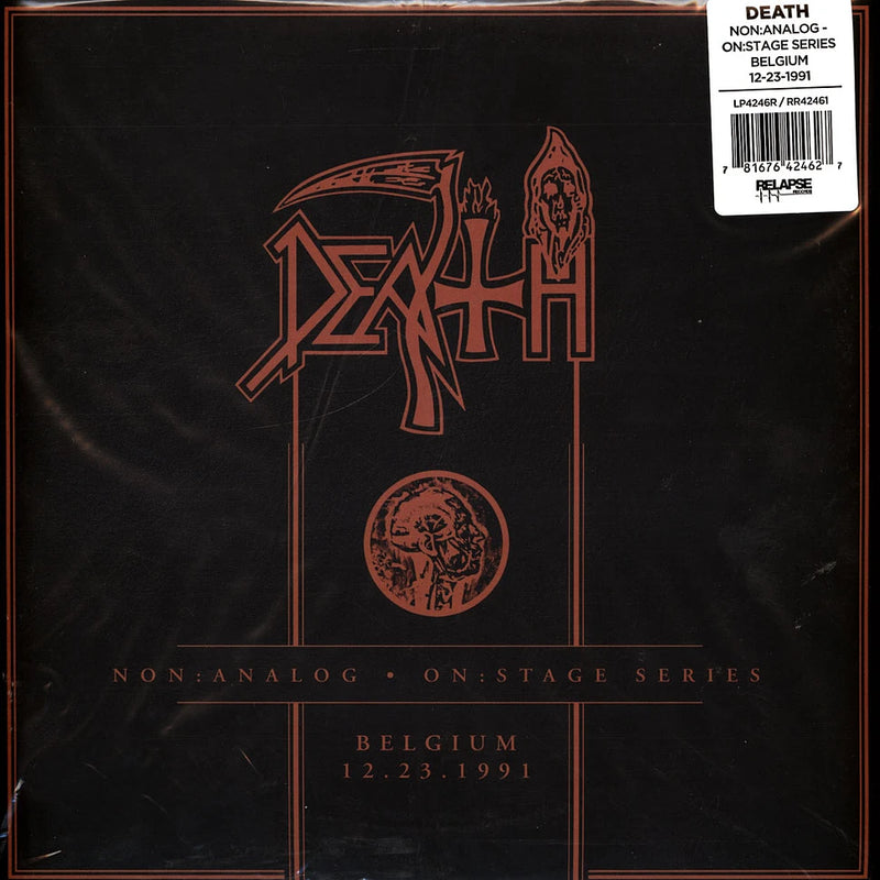 Death — Belgium 12.23.1991 — обложка