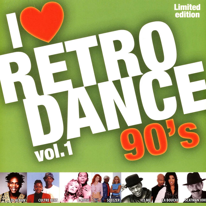 Various — I Love Retro Dance 90's Vol. 1 — обложка