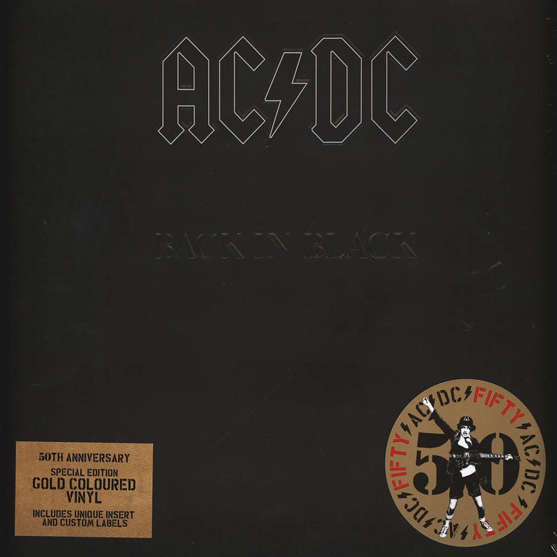 AC/DC — Back In Black — обложка