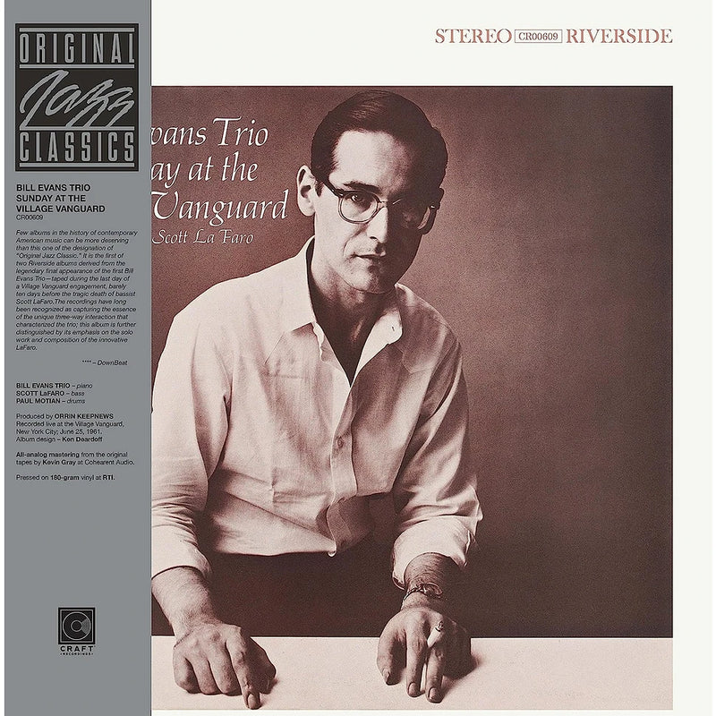 The Bill Evans Trio, Scott LaFaro — Sunday At The Village Vanguard — обложка