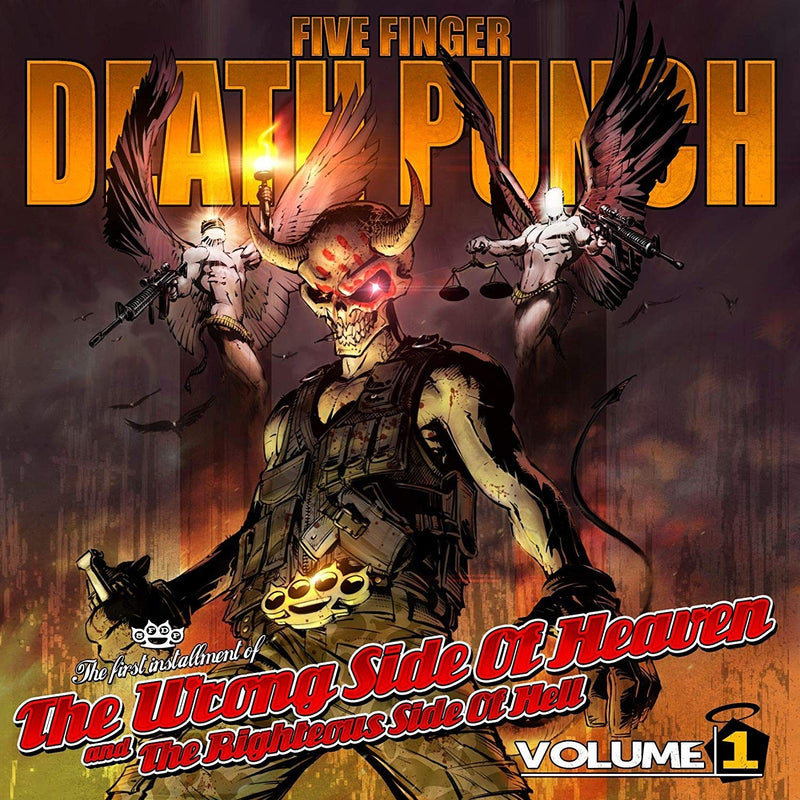 Five Finger Death Punch — The Wrong Side Of Heaven And The Righteous Side Of Hell Volumes 1 & 2 — обложка