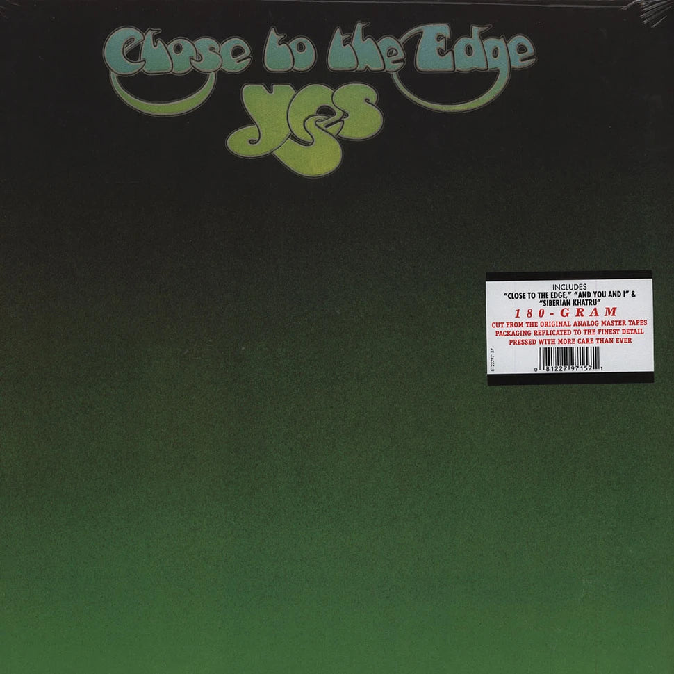 Yes — Close To The Edge