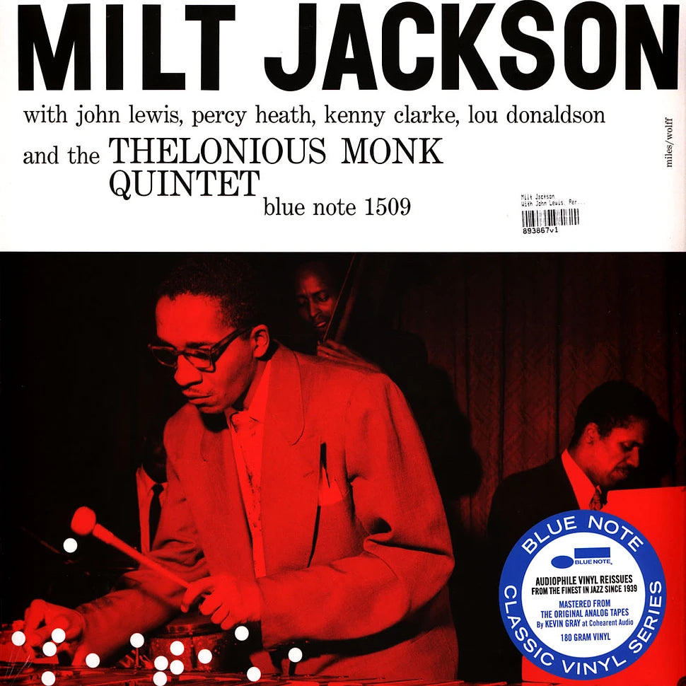 Milt Jackson, John Lewis (2), Percy Heath, Kenny Clarke, Lou Donaldson, The Thelonious Monk Quintet — Milt Jackson With John Lewis, Percy Heath, Kenny Clarke, Lou Donaldson And The Thelonious Monk Quintet